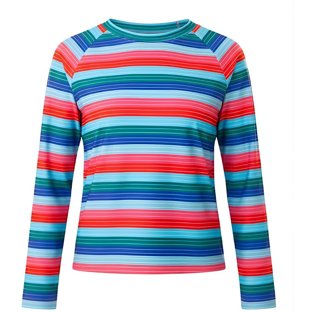 7155 Rainbow Striped Long Sleeved Shirt - Teens Pride Bride Cosplay